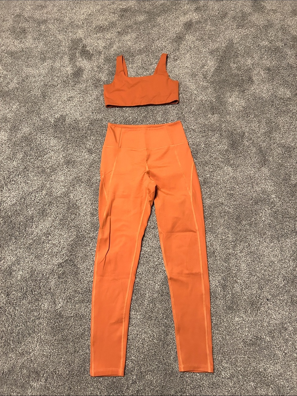 girlfriend collective active SET - Orange